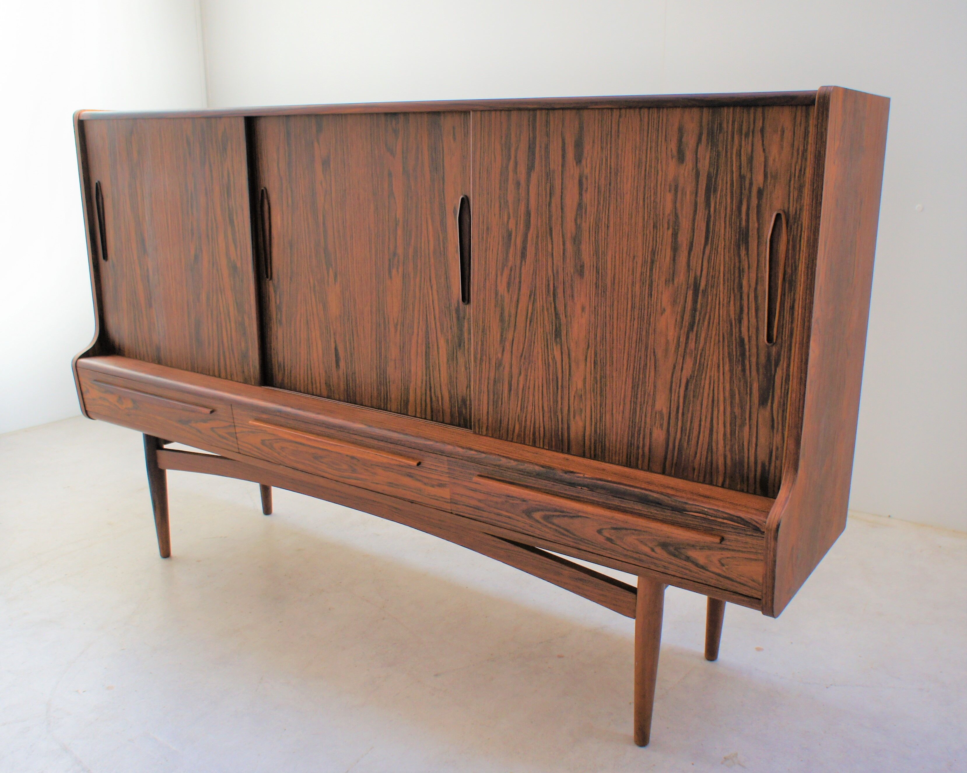 Scandinavian rosewood sideboard