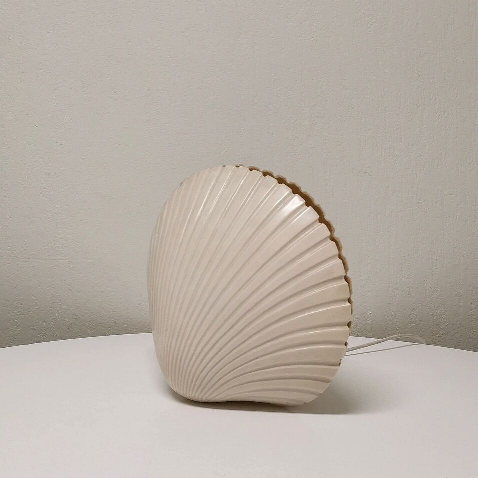 Shell lamp by Michèle Mahé, Diffusion Disderot, Roche Bobois distribution 1970