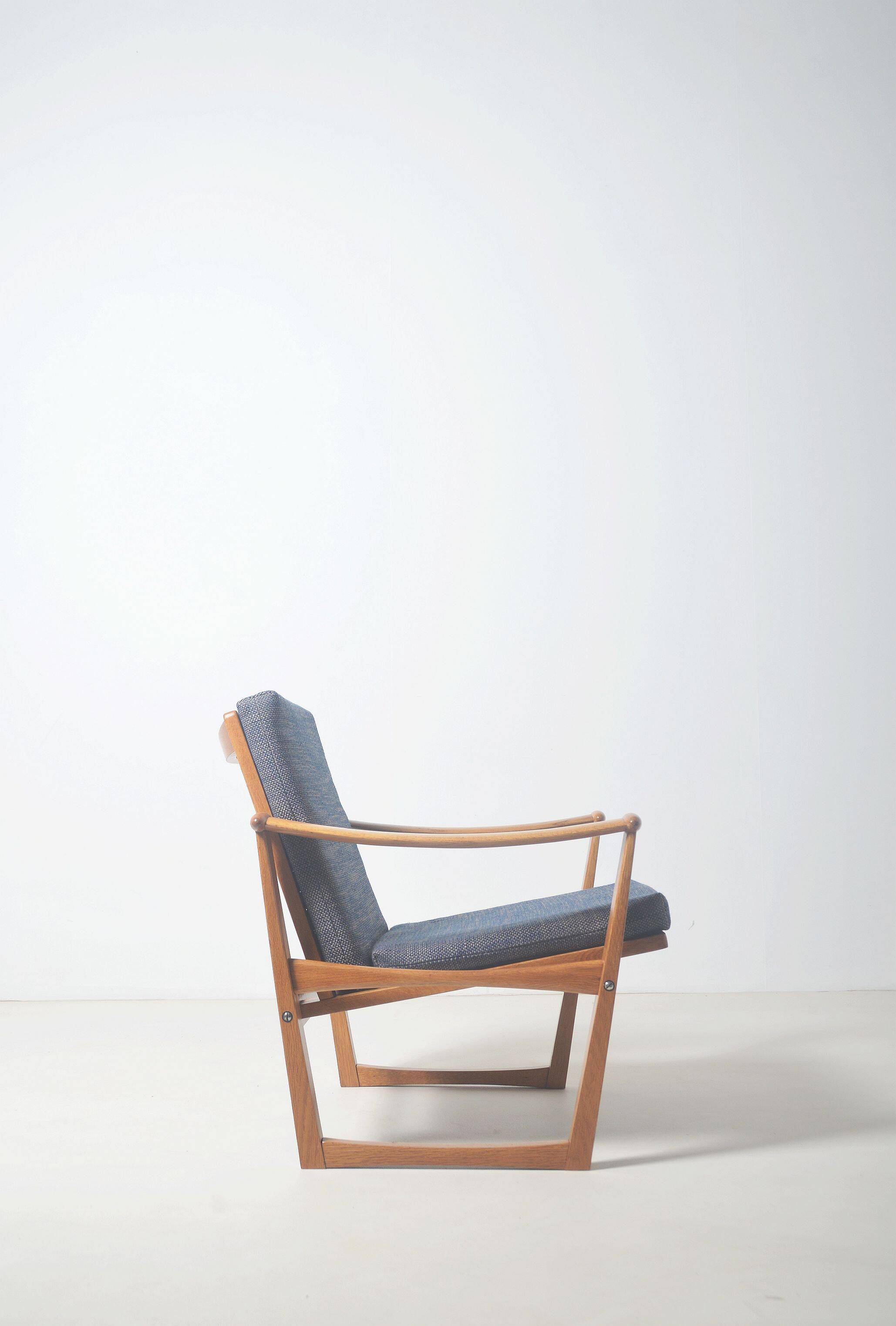 Danish armchair model 65 made by M. Nissen, 1960s
