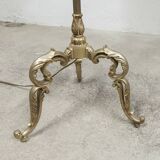 Bronze and white marble floor lamp 1960