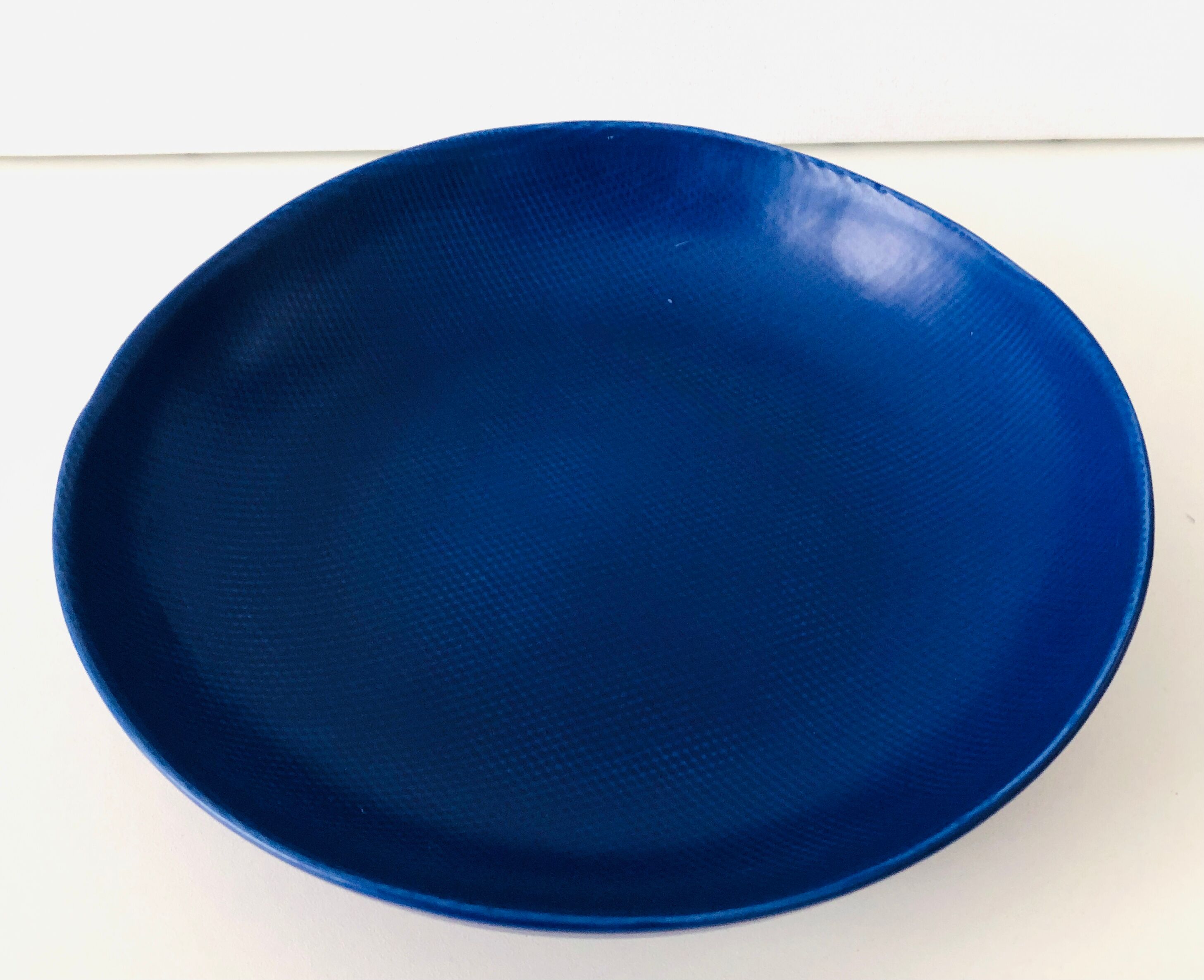 Coupelle céramique bleue