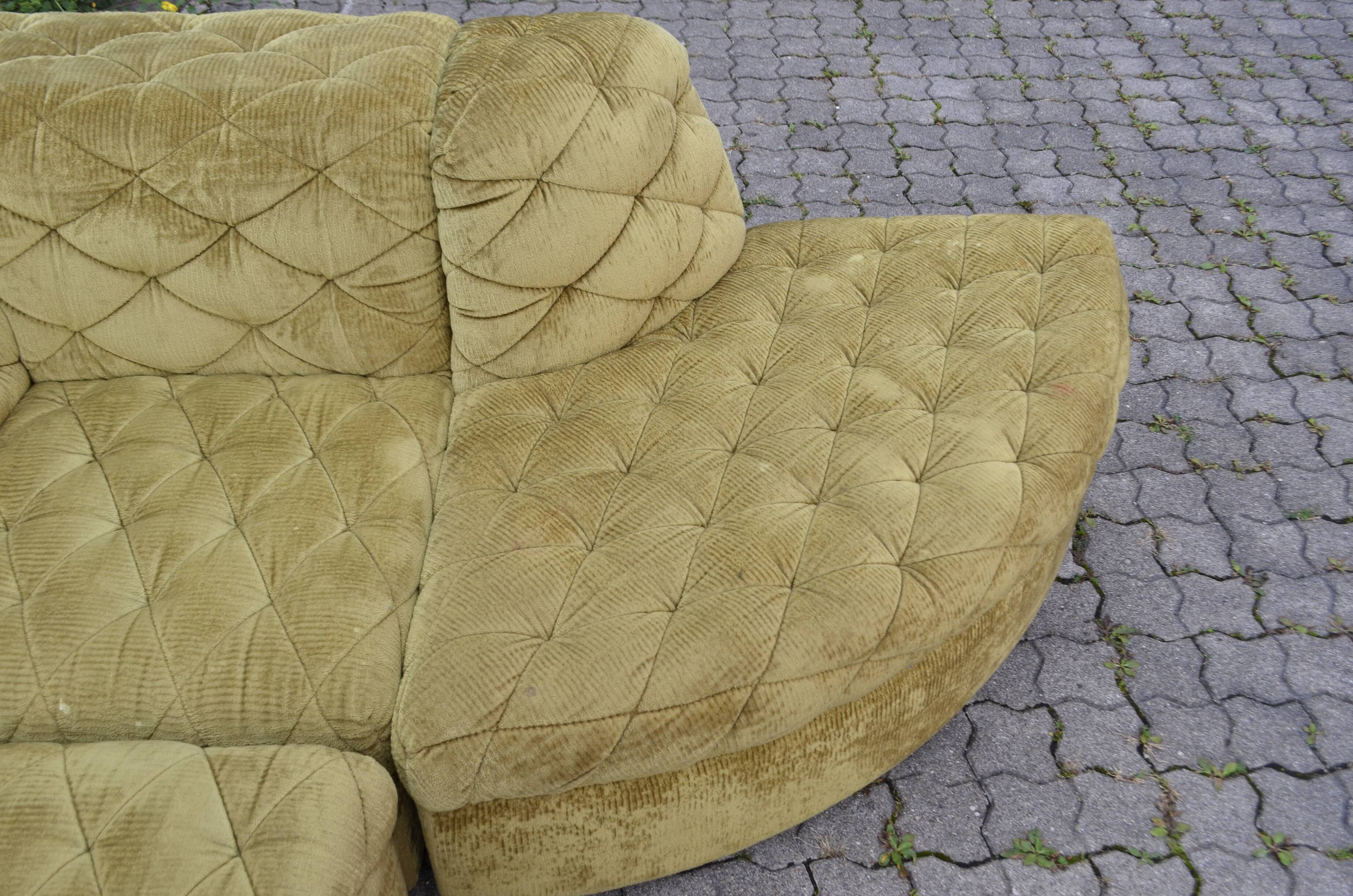 Vintage Laauser Modular Sofa green