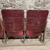 Series of 4 cinema chairs