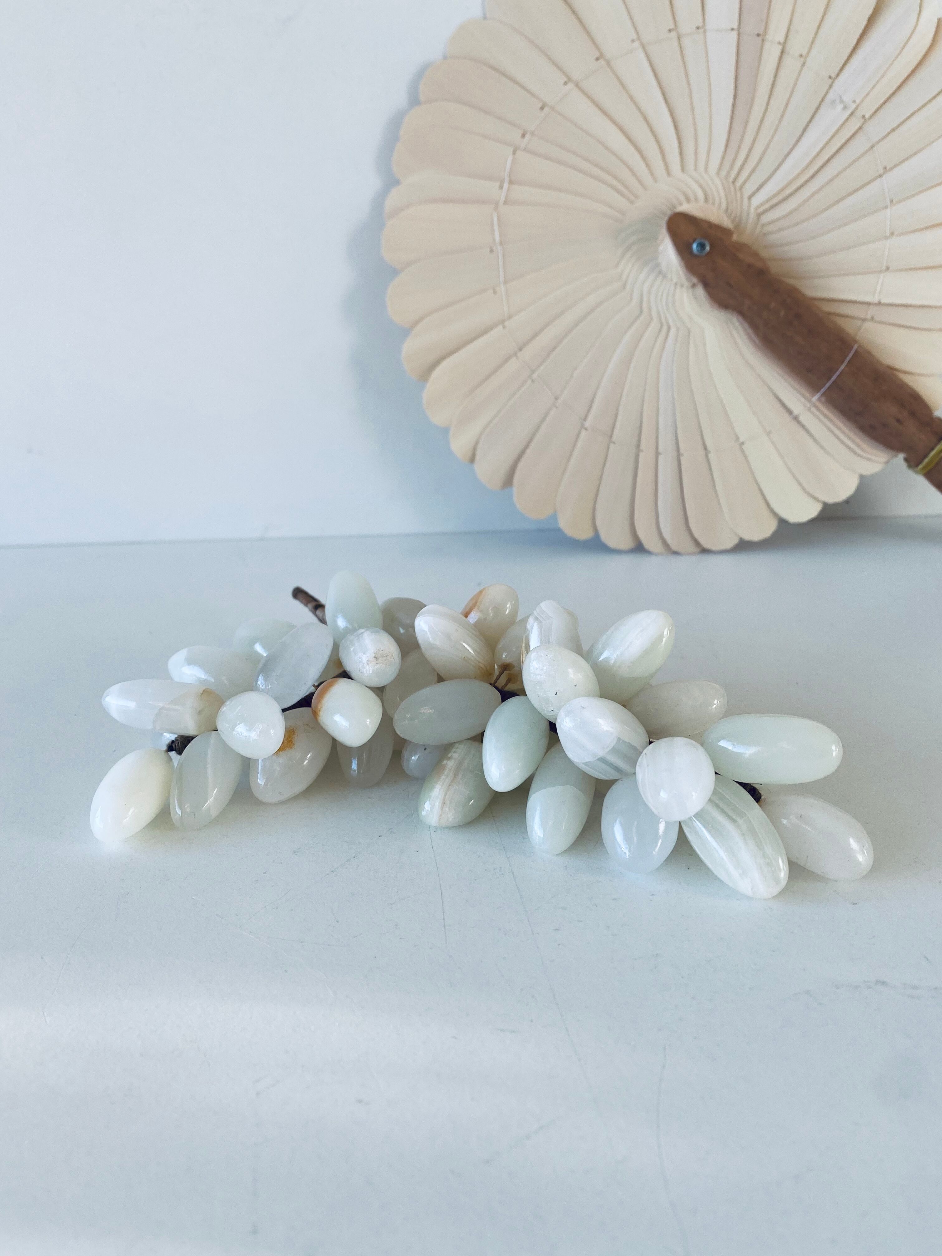 Bunch of onyx grapes