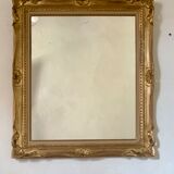 Miroir mural doré cadre Montparnasse vintage