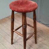 High oak stool