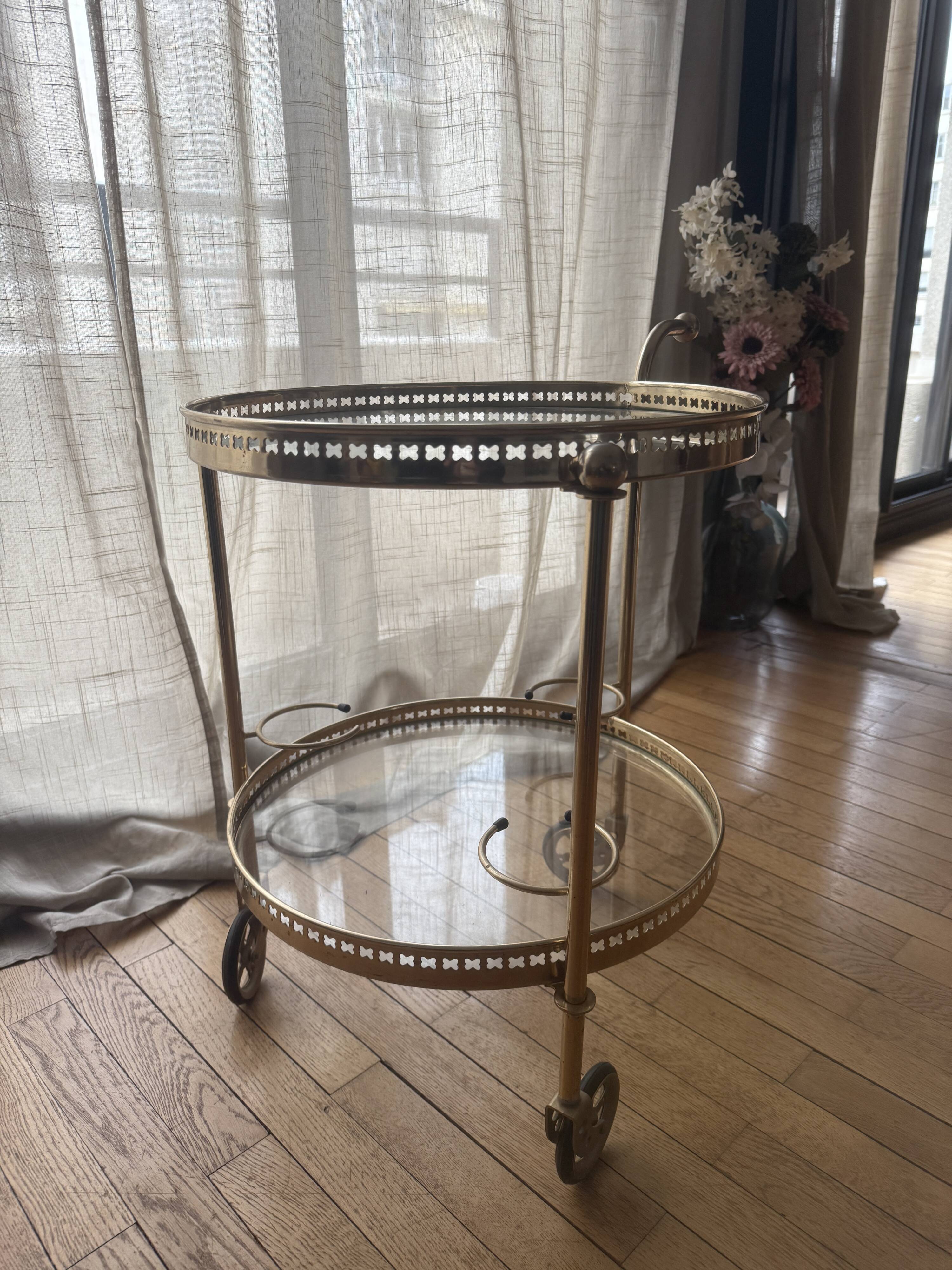 Vintage serving cart