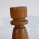 Pair of vintage Scandinavian teak candle holders