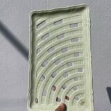 Sarreguemines ceramic braided dish