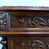 Walnut Commode by P. Guinand-Leglas, Renaissance style – 1920