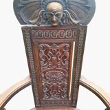 Throne chair in high period style