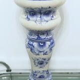 Vase turned earthenware height 49cm