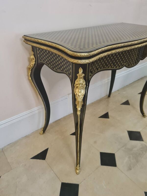 Table de jeux, console Napoléon III
