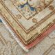 Tapis persan vintage en laine noué main, style classique, motif floral, 300x368.