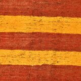 5x6 Yellow and Red Decorative Kilim Carpet, Orientel Kilim Rug, 140x192Cm