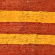 5x6 Yellow and Red Decorative Kilim Carpet, Orientel Kilim Rug, 140x192Cm