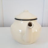 Enamelled teapot
