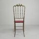 Chaise style Hollywood Regency, Chiavari, années 1960
