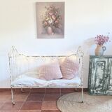 Wrought iron bed