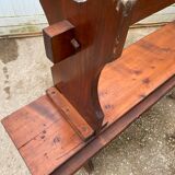 Pair of benches rustic 1950