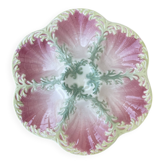 1 Kleber and Guerin oyster barbotine plate from St Clément