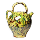 Pretty vintage terracotta glazed goat jug