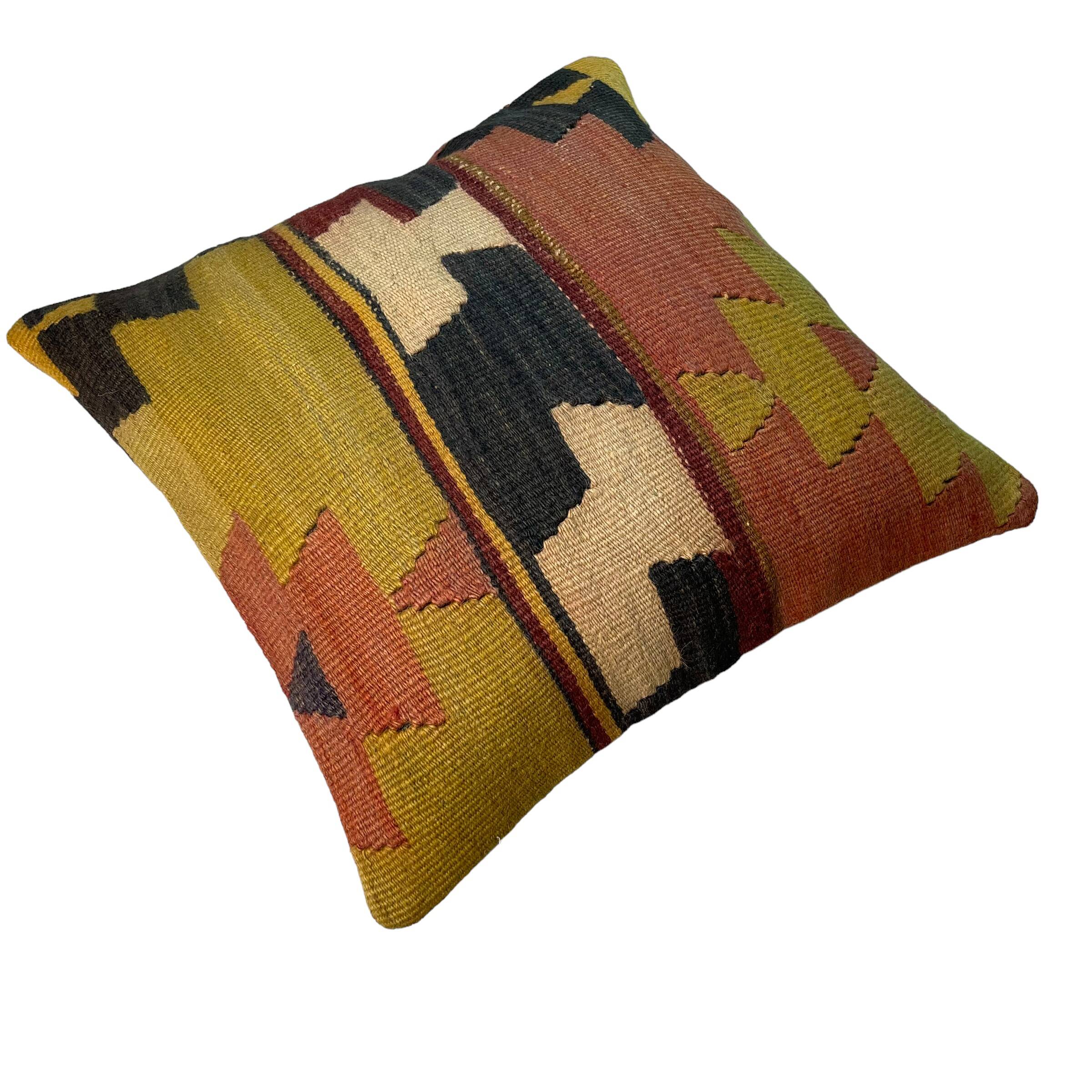 Housse de coussin kilim turc vintage