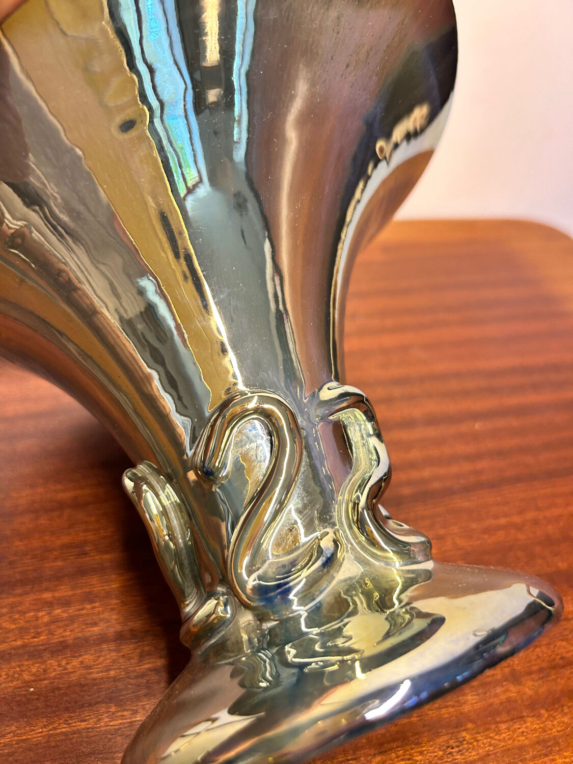 Rambervillers flamed sandstone bowl from the 60s