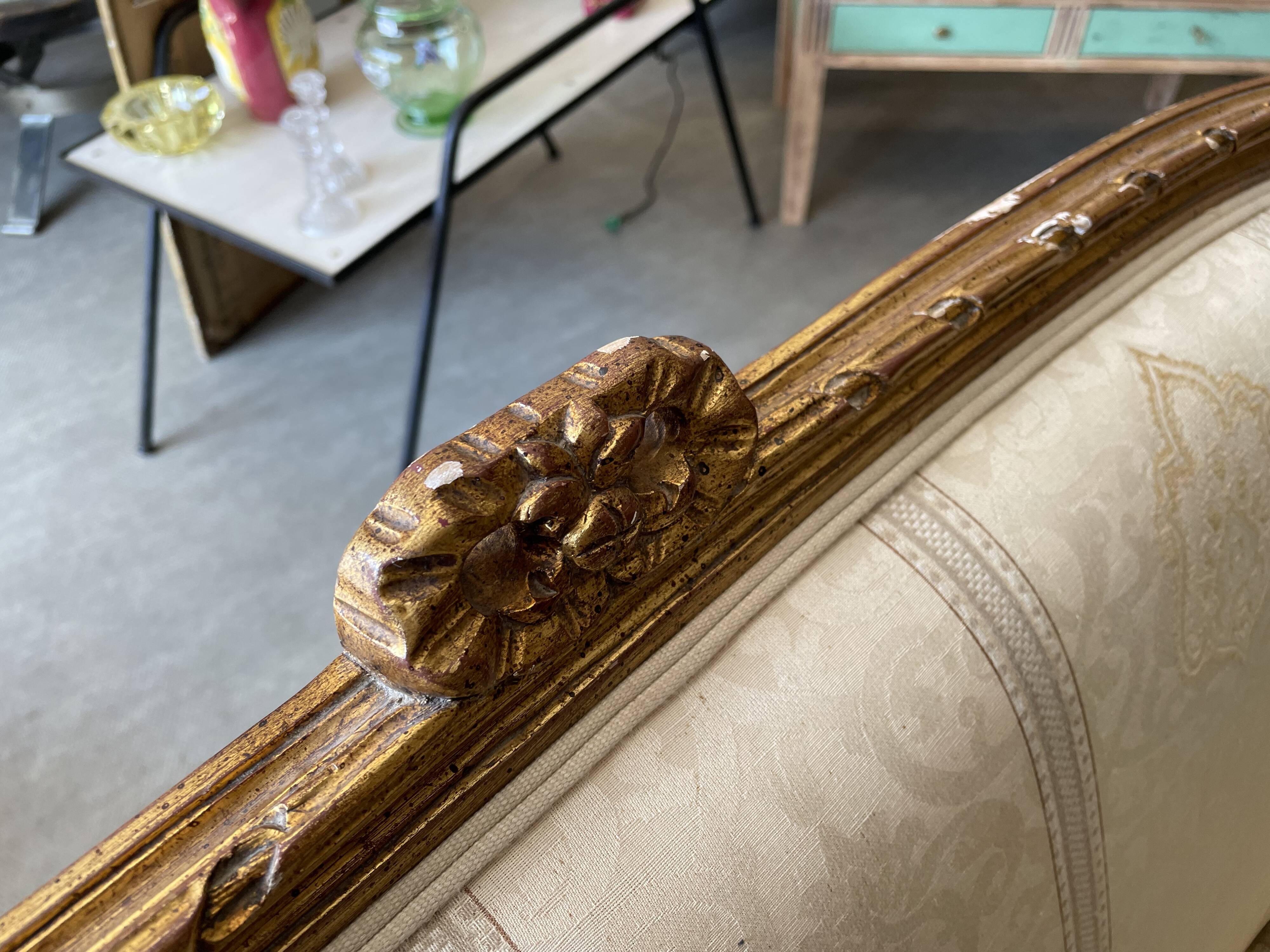 Bench 2 seats Louis XVI