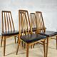 5 Niels Koefoed teak chairs stamped – Denmark – Scandinavian design