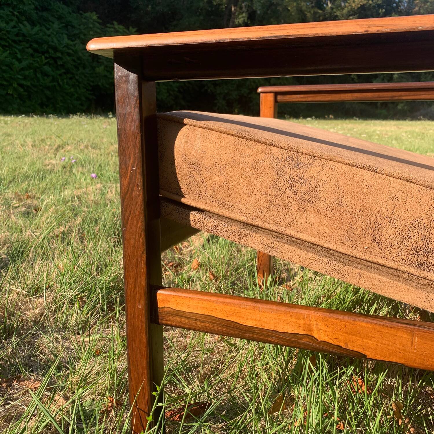 Brazilian rosewood armchair from the 60s, Tônico