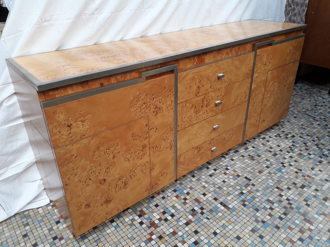 Side cabinet by Jean Claude Mahey - circa 1970