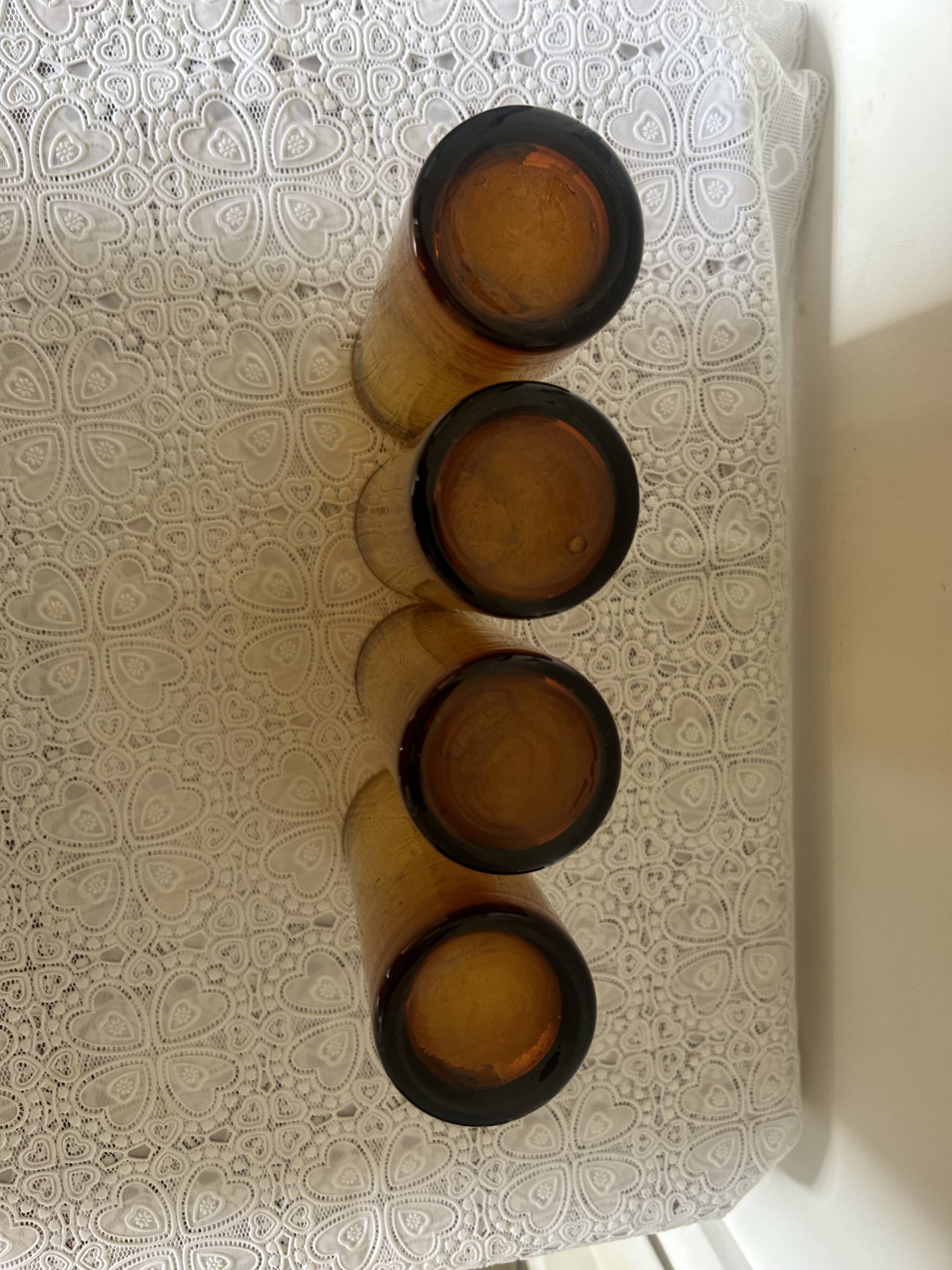 Set of 4 Old Glasses
