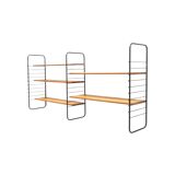 Vintage wall rack / wall system with bookshelves from the 60s