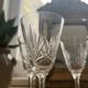 Cut crystal liqueur glasses