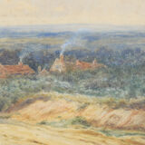 'Rural Landscape' Watercolour by James Edward Grace