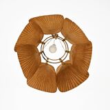 "Shichi" Uchiwa chandelier by Ingo Maurer for Design M, 1970s