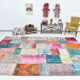 Puzle style vintage rug 354x255cm