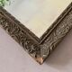 Old stitched golden mirror