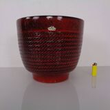 Large ceramic cachepot from Bay Keramik, Germany, 1970s.