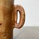 Brutalist mid-century studio pottery vase from La Poterie De La Colombe, 1960s.