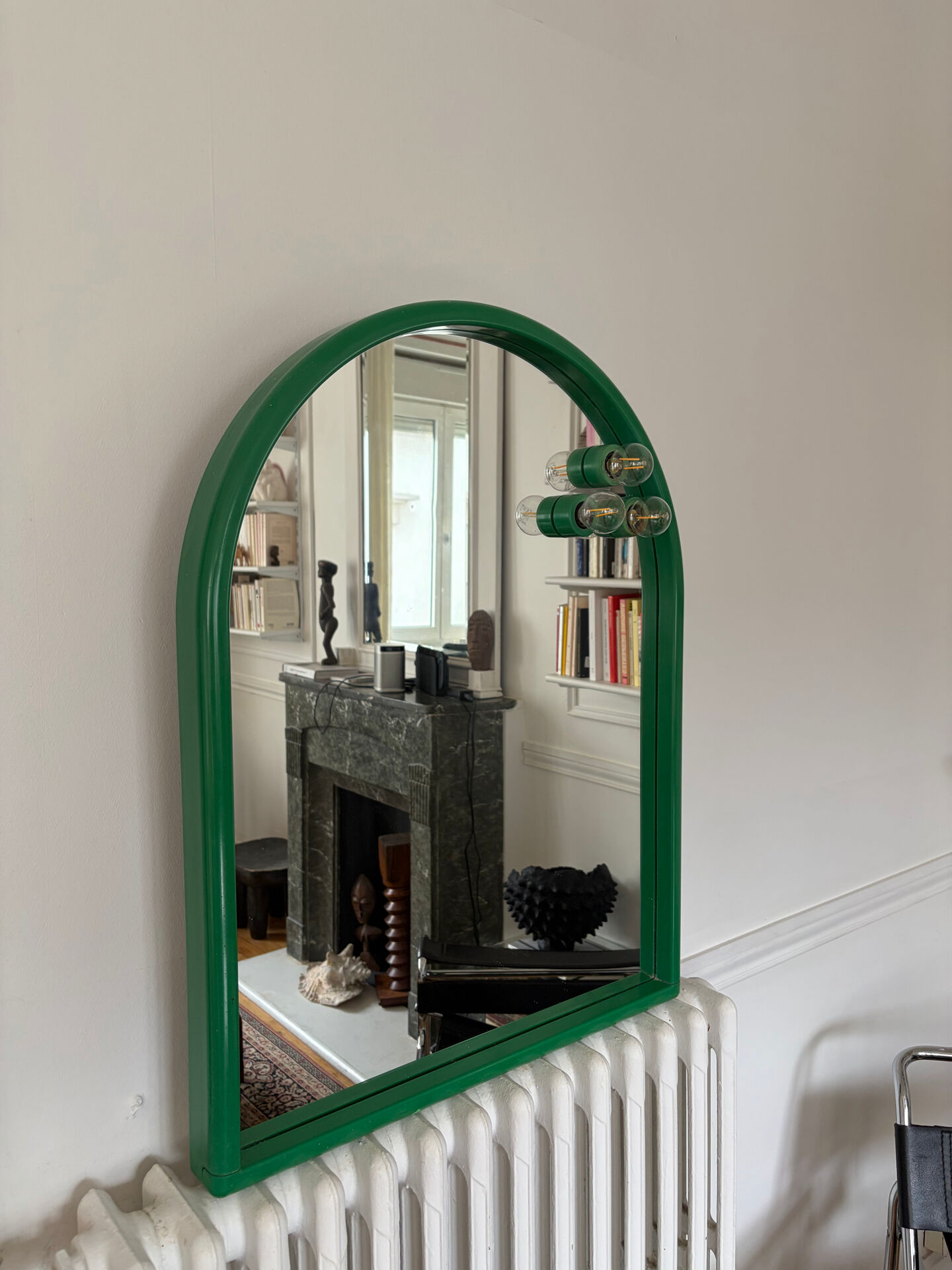 Pair of Italian plastic mirrors Gedy 1970