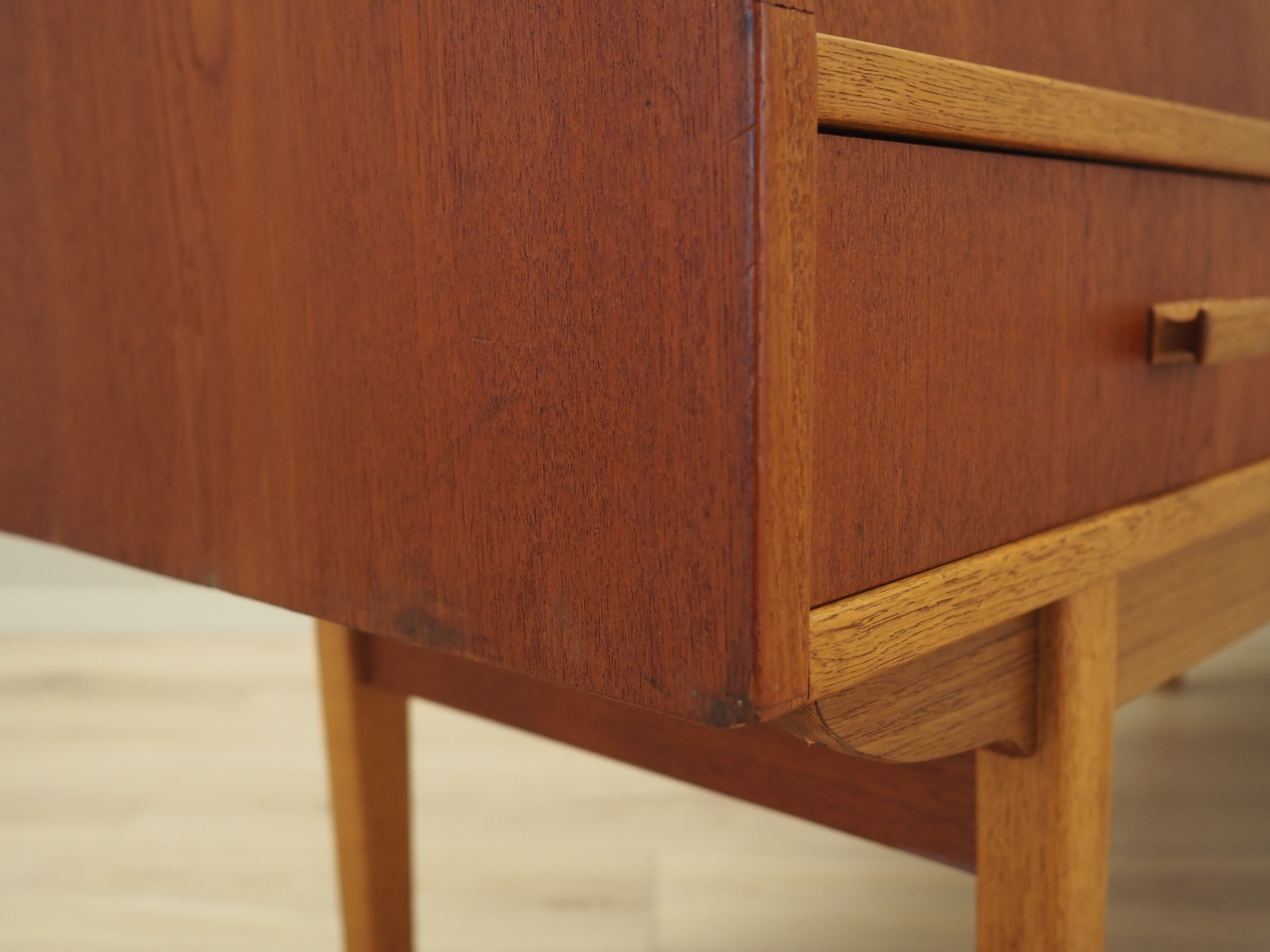 Teak highboard, Danish design, 1960s, production: Denmark