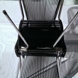 Series 4 chairs black scoubidou
