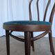 Vintage Bentwood Chair with Upholstered Seat / Thonet Style Dining Chair /