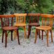 4 chairs bistro Luterma 50s