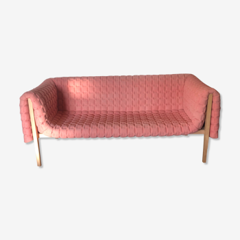 Sofa ruché pink line