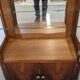 Art Deco walnut burl display cabinet, France circa 1930.