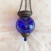 Antique glass chandelier