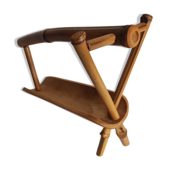 Bamboo bottle holder